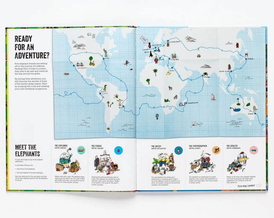 Elephants on Tour Activity Book