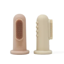 Finger Toothbrush | Blush/Shifting Sand