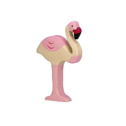 Flamingo Wooden Figure