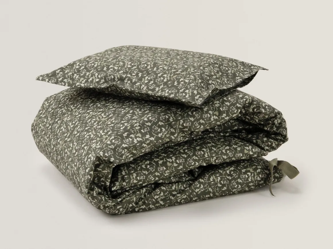 Floral Moss Junior Bed Set