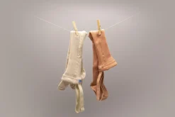 Footed Tights Light Brown