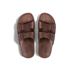 Freedom Moses Slides Shoes | VANILLA GLITTER CHOCO