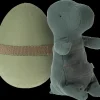 Gantosaurus in Egg, Small | Dark Petrol