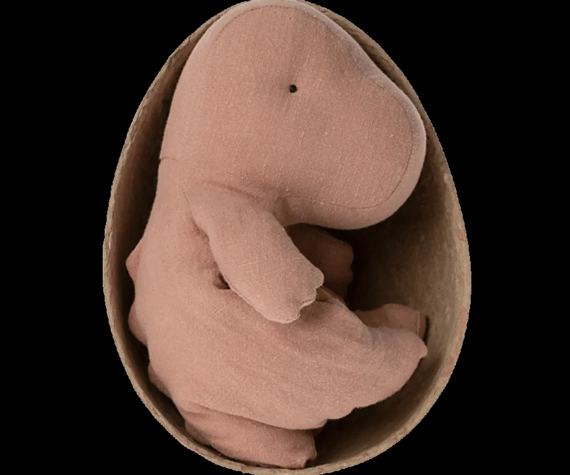 Gantosaurus in Egg, Small | Old Rose