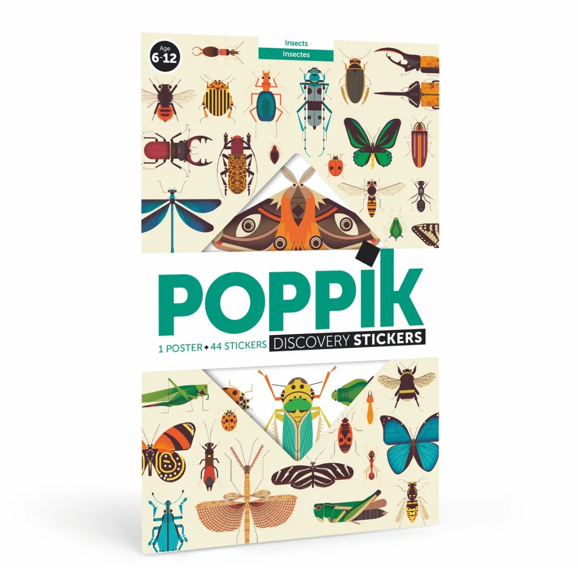 Giant Activity Sticker Poster - Insect with 44 Removable Stickers by Poppik