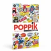 Giant Activity Sticker Poster - 100% English with 85 Repositionable Stickers by Poppik