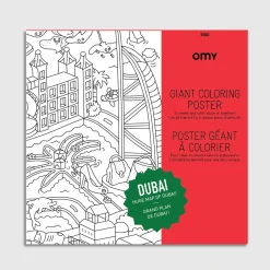 Giant Colouring Poster - Dubai by OMY
