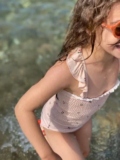 Grech & Co. Sustainable Kids Sunglasses with Matte Finish | Spice