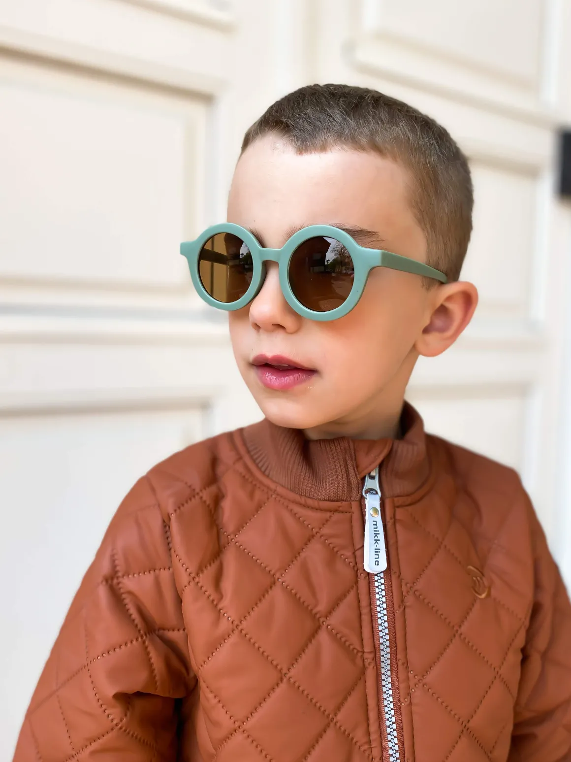 Grech & Co. Sustainable Kids Sunglasses with Matte Finish | Fern