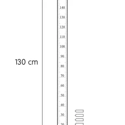 Growth Chart Wall Sticker in Yellow by Tresxics