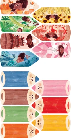 I Love My Colours Reversible Puzzle