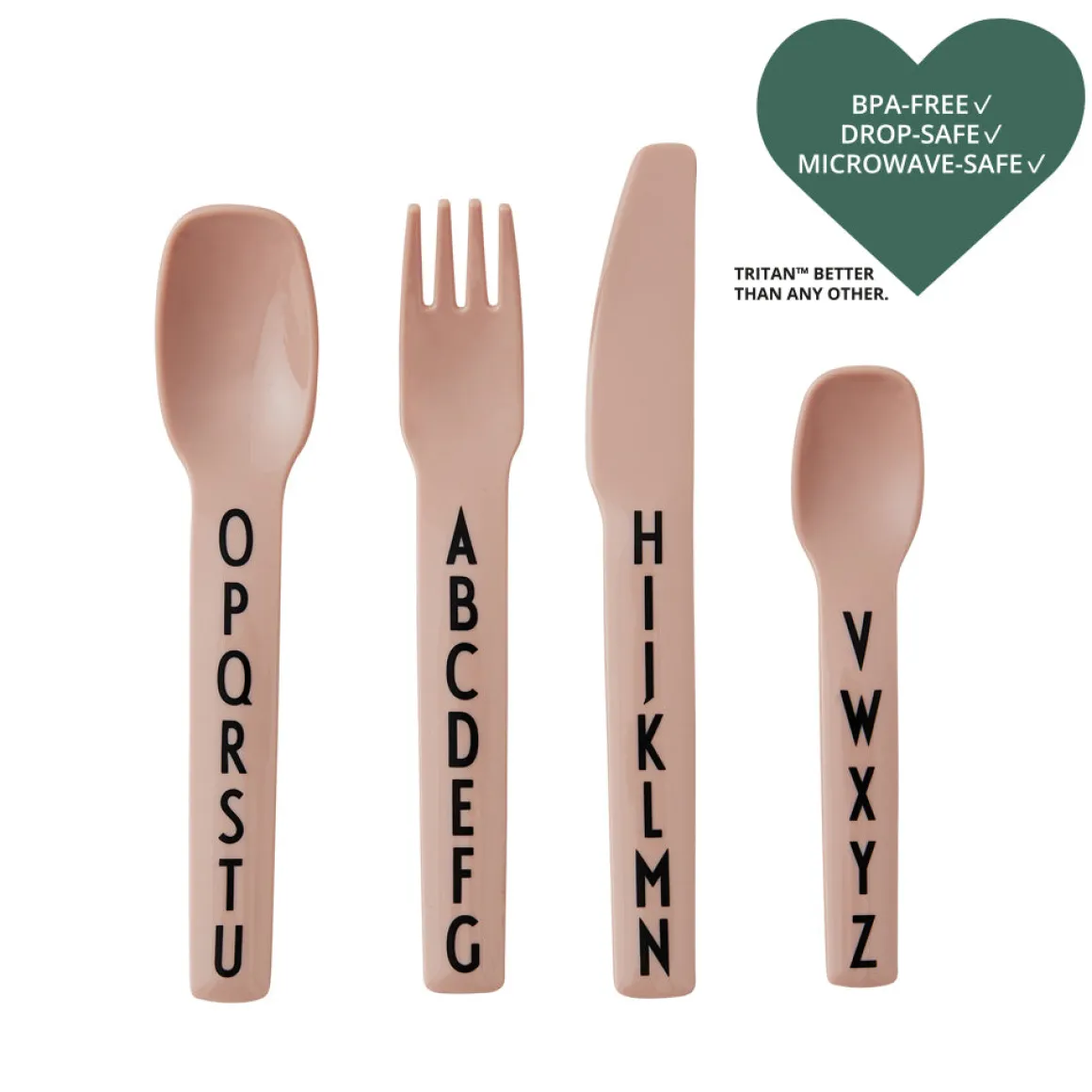 Kids Cutlery in Nude by Design Letters