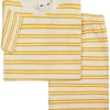 Kids Short & Tee Set | Sand Stripe