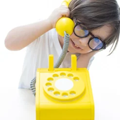 kiko & gg Retro Telephone | Yellow