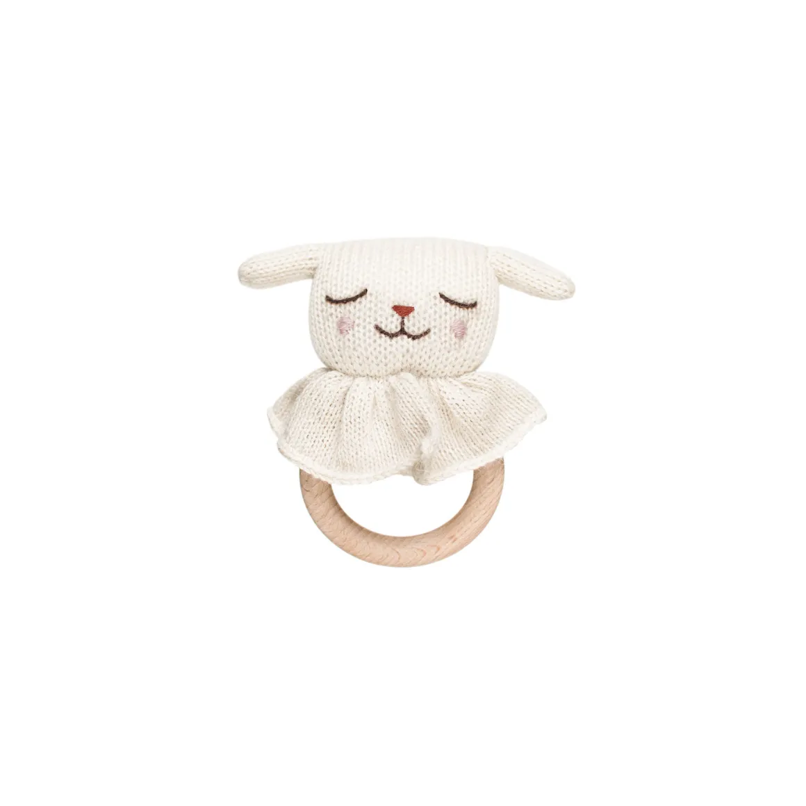 Lamb Teething Ring by Main Sauvage
