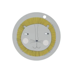 Lion Placemat | Light Grey
