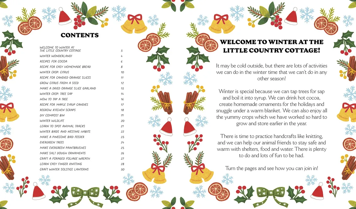 Little Country Cottage: A Winter Treasury of Recipes, Crafts and Wisdom