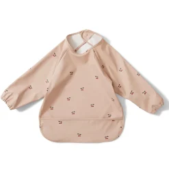 Long Sleeve Dinner Bib | Cherry