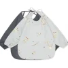 Long Sleeve Dinner Bib Pack of 2 | Miso Raindrops & Turbulence