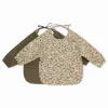 Long Sleeve Dinner Bib Pack of 2 | Dino & Capers
