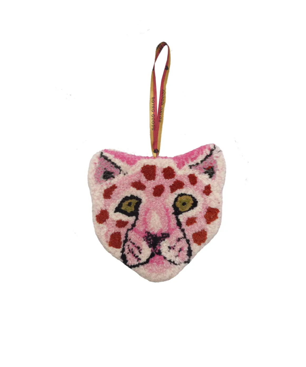 Loony Pink Leopard Cub Wool Hanger