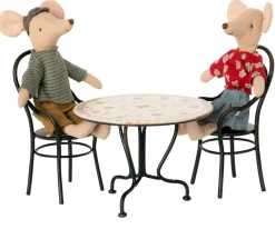Maileg Dining Table Set with 2 Chairs