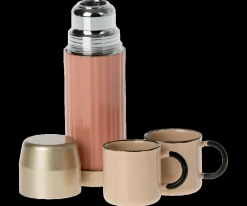 Maileg Thermos and Cups | Soft Coral