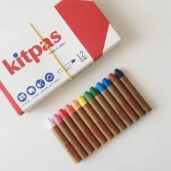 Medium Crayons by Kitpas (12 Colours)