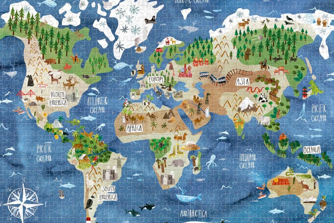 Micro World Puzzle 600 pcs