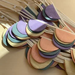 MIKANU Linen Deco Party Garland 2M | Pastel