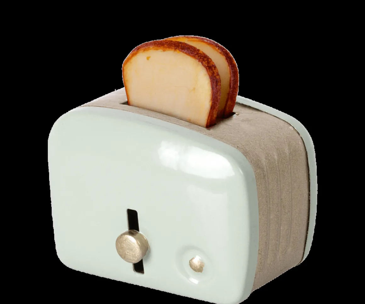 Miniature Toaster & Bread | Mint