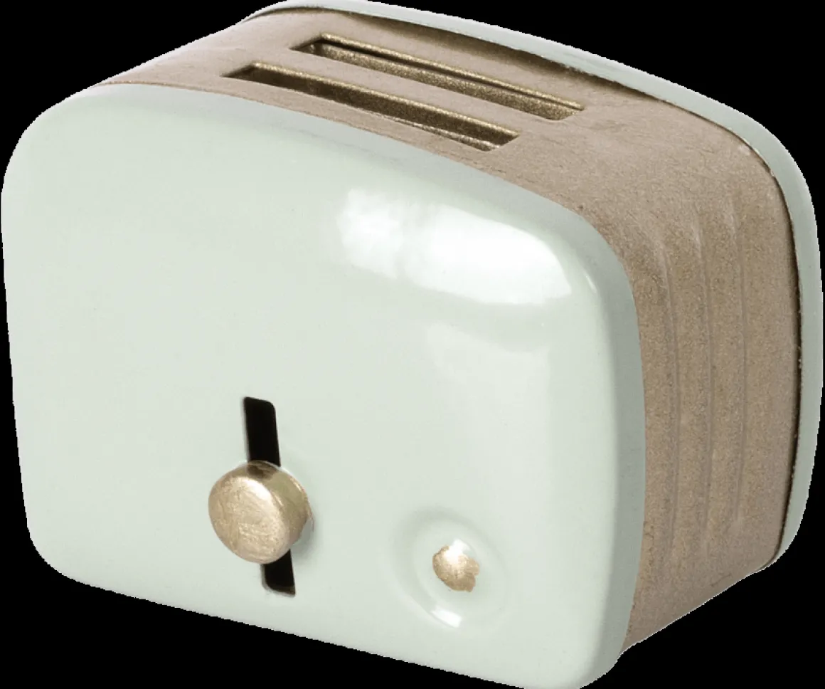 Miniature Toaster & Bread | Mint