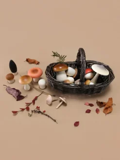 Moon Picnic Forest Mushrooms Basket