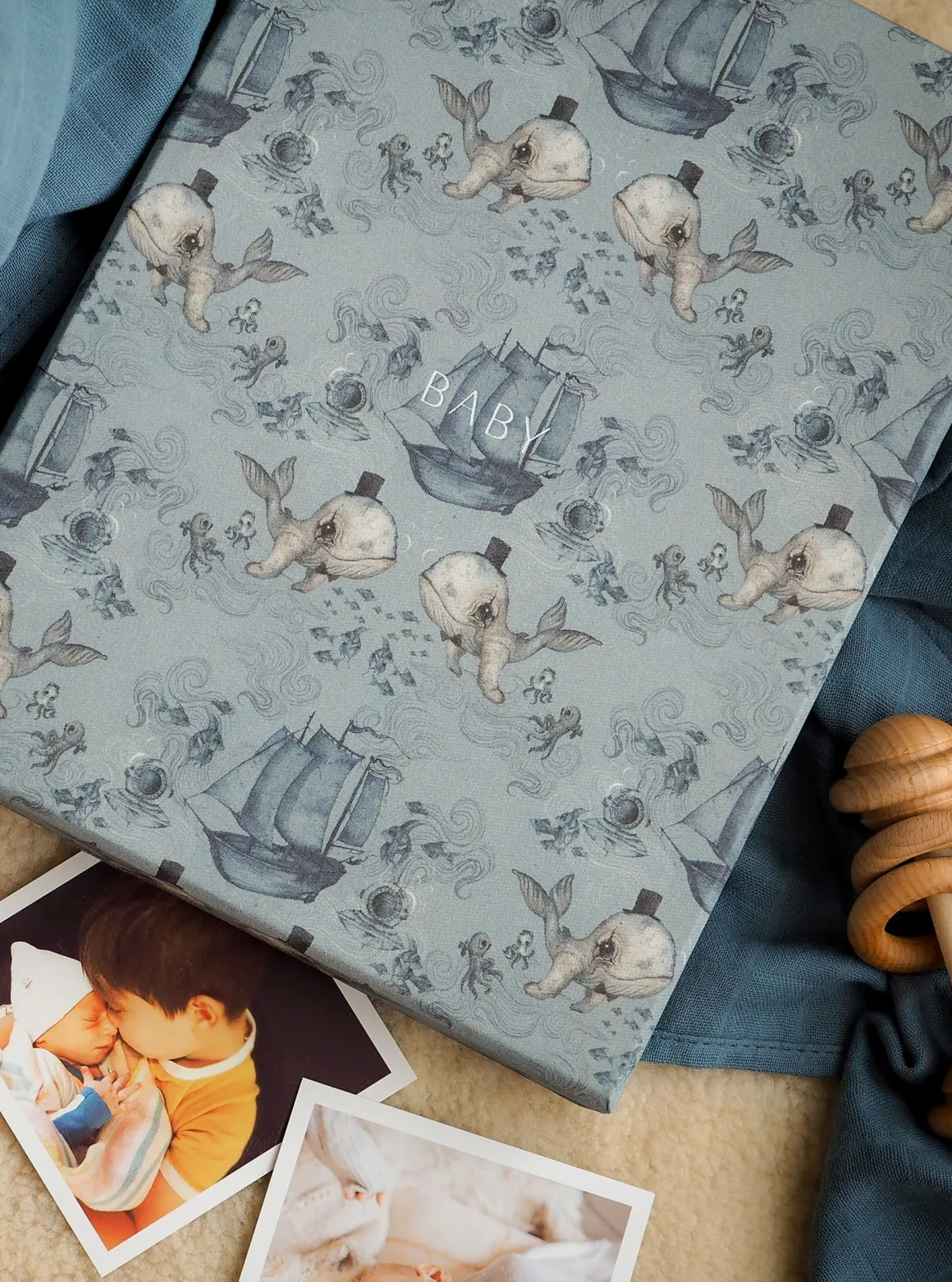 Mrs Mighetto WHALIE x Write To Me Baby Journal