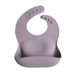 Mushie Solid Silicone Bibs | Multiple Colours