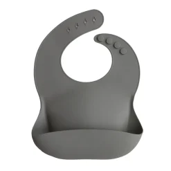 Mushie Solid Silicone Bibs | Multiple Colours
