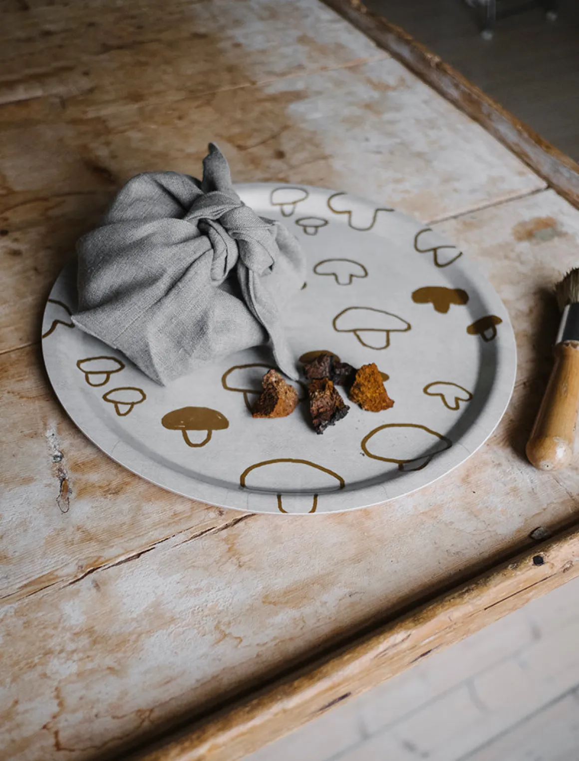 Mushroom Tray in Mustard by Fine Little Day