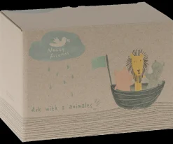 Noah's Ark with 3 Mini Animals Rattles