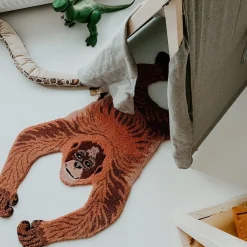 Oddly Orang Utan Wool Rug Small
