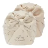 Organic Cotton 2 Pack Bambi Bonnet | Petales / Smoke Grey