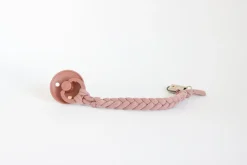 100% Organic Cotton Braided Pacifier Clip By Oh Dubidu