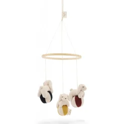 Organic Cotton Rabbits Mobile