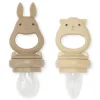 2 Pack Silicone Fruit Feeding Pacifier | Bark/Shell
