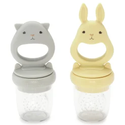 2 Pack Silicone Fruit Feeding Pacifier | Topanga Beach/Limonade