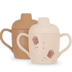2 Pack Sippy Cup | Popcorn/Cininamon