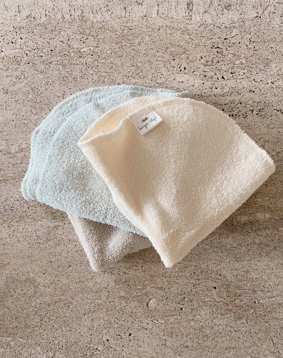 3 Pack Terry Wash Cloths | Silver Lining