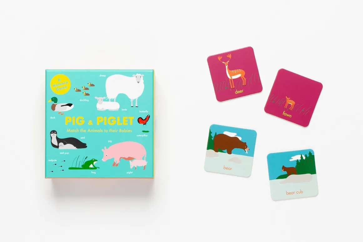 Pig and Piglet Matching Game by Laurence King