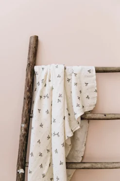 Pigeons Muslin Swaddle Blanket by Main Sauvage
