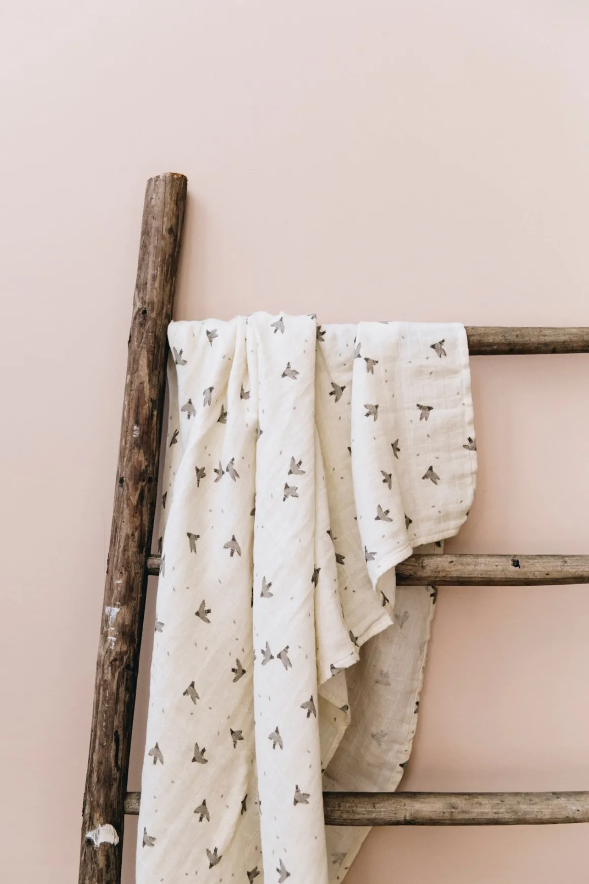 Pigeons Muslin Swaddle Blanket by Main Sauvage