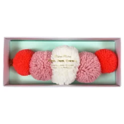 Pink Pom Pom Crown